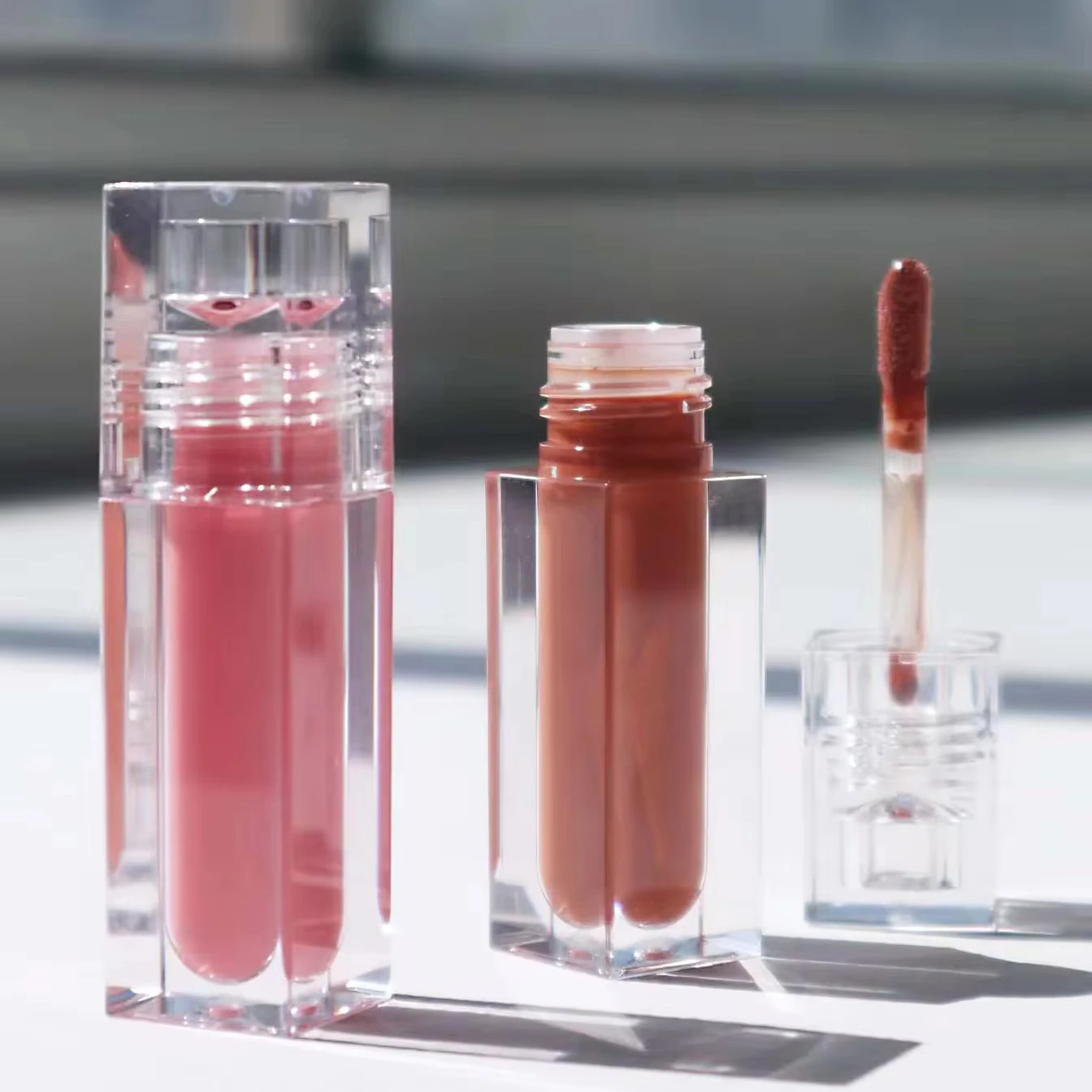 Wholesale Matte Nude Glossy Lipgloss Long-Lasting Waterproof Liquid Makeup with Custom Logo Lip Gloss Vendor