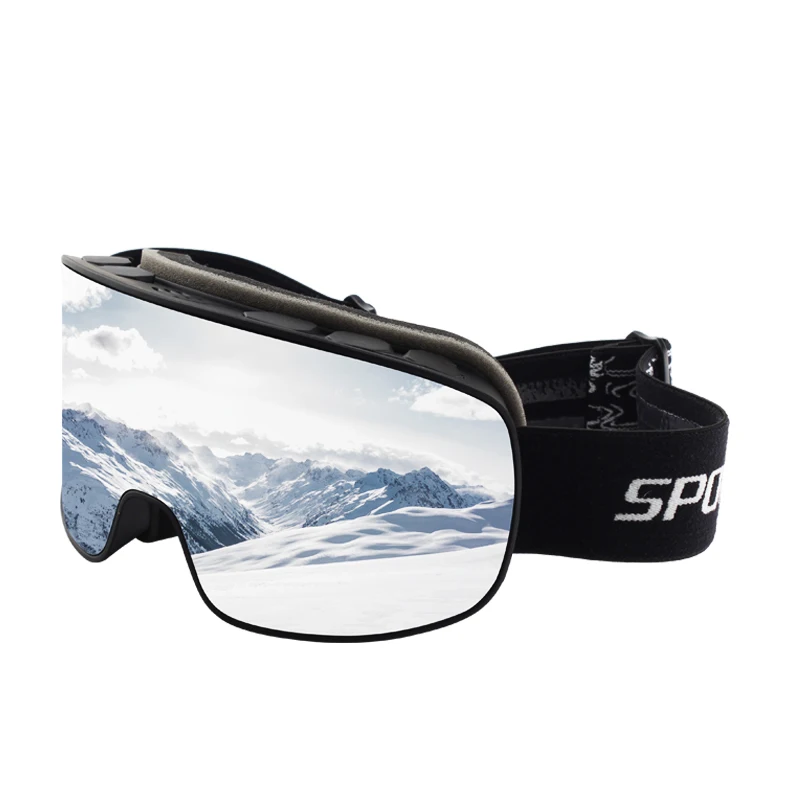 New custom logo sports sun glasses cylindrical otg over the glasses anti-fog snowboard ski goggles