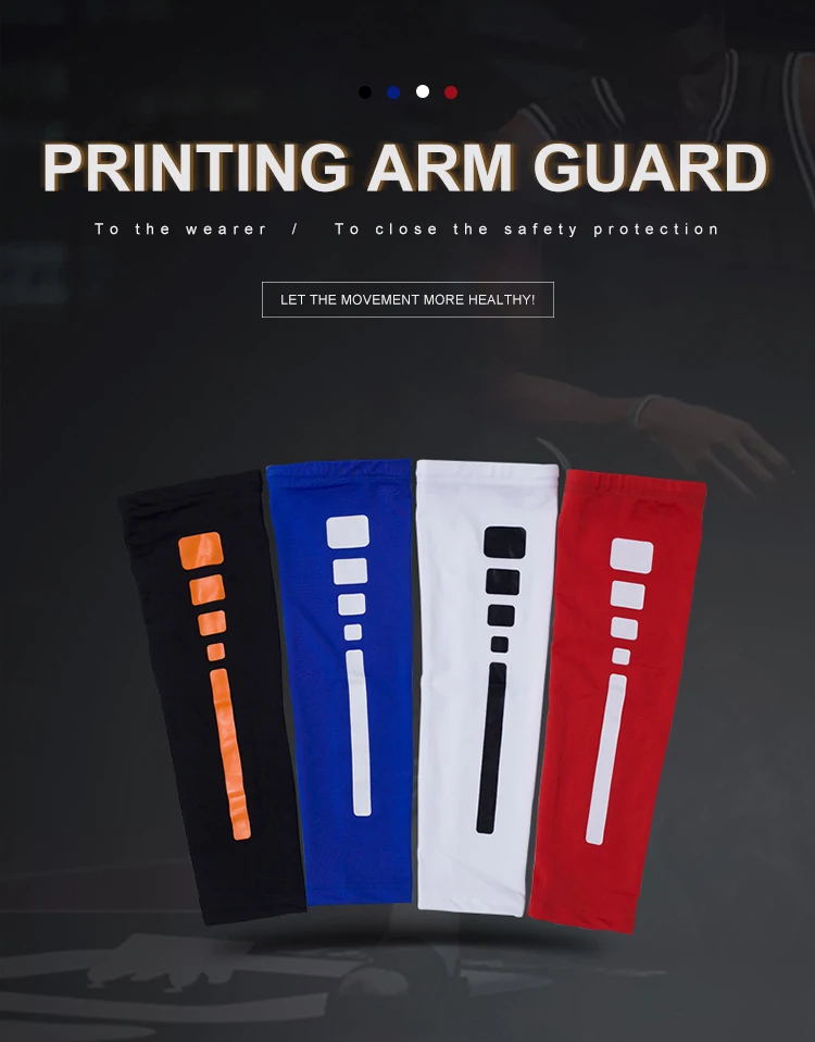 Fashion Outdoor Sports Customisable Arm Sleeves Breathable Quick Drying Basketball Cycling Sports Sleeve Arm Elbow Sleeve