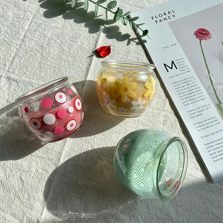 Private Label Wholesale Custom Luxury Aromatherapy  Scented Candle Transparent Jar Soy Wax Gift Set