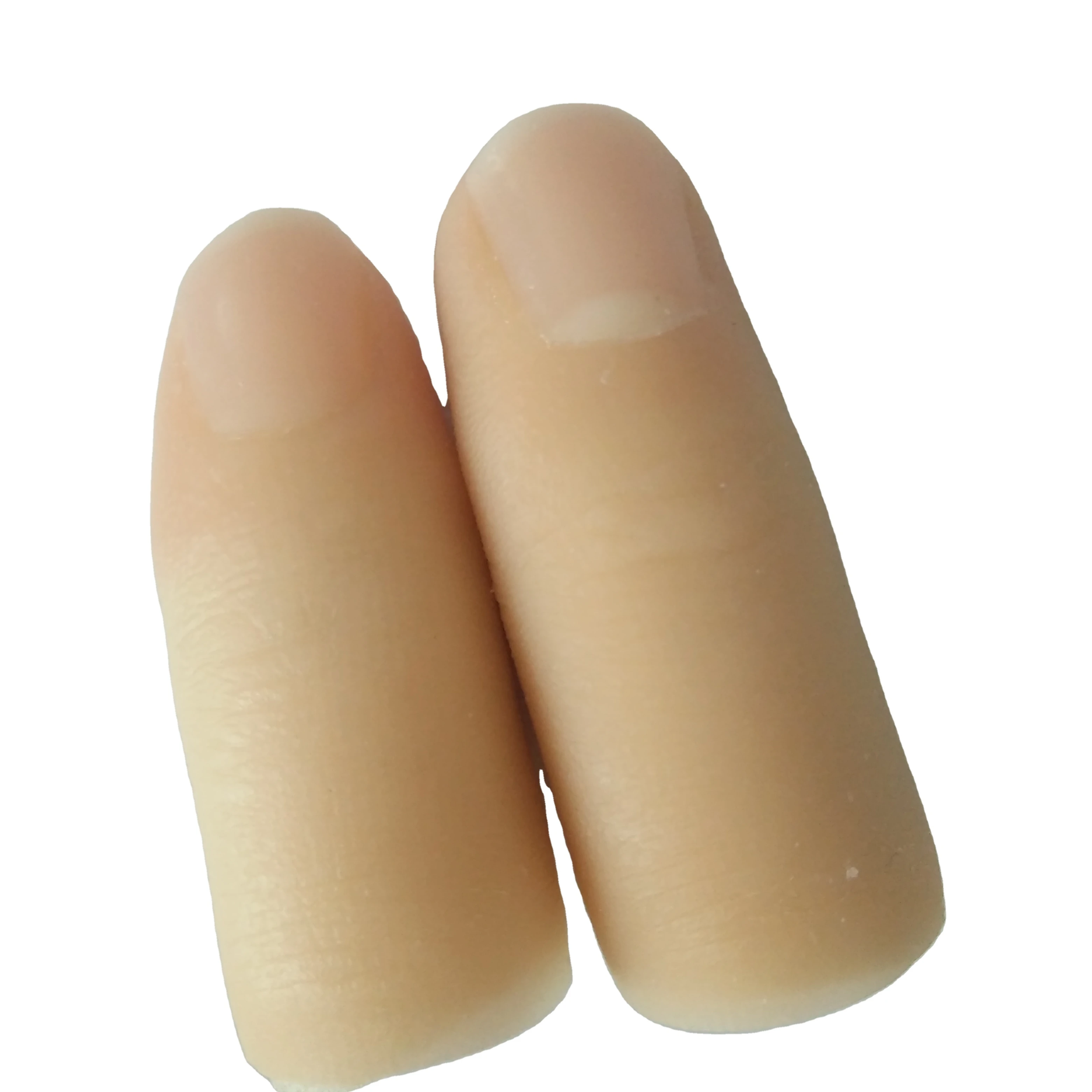 Prosthetic finger silicone finished finger three sizes optional male and female finger factory direct sales from a box