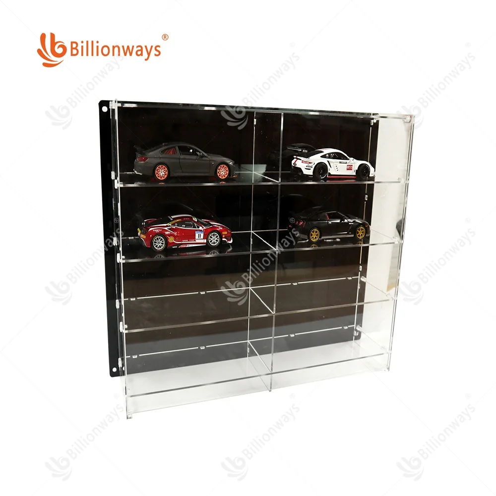 Diy Model Models Diecast Shelves Car Box Cabinet Plastic Miniature Cases Matchbox Large Cars 1 18 Scale Display Case