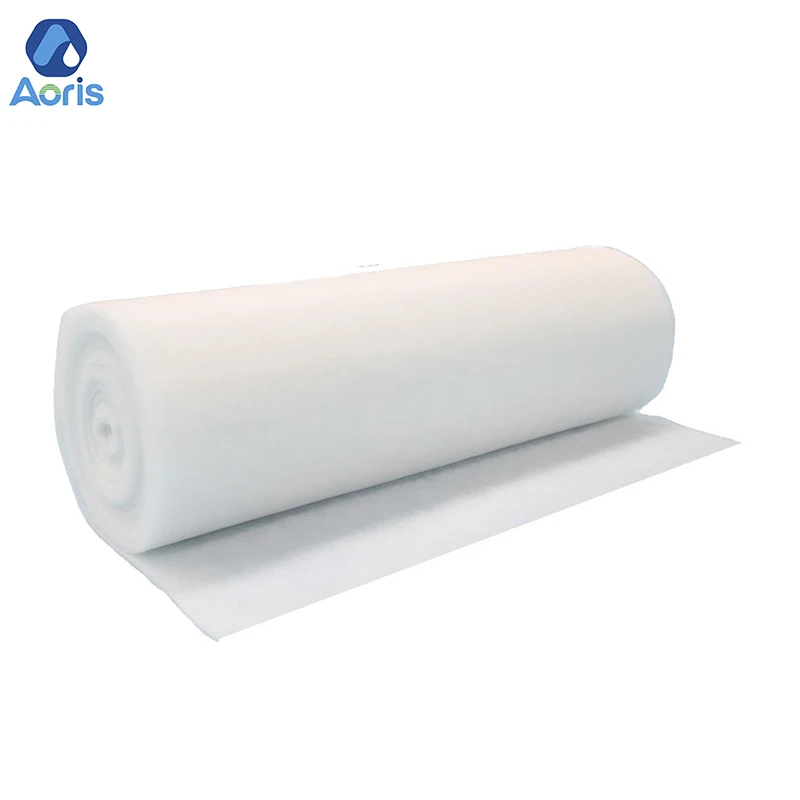 Ceiling Filter Media fiberglass air filter roll airbrush spray booth floor filter
