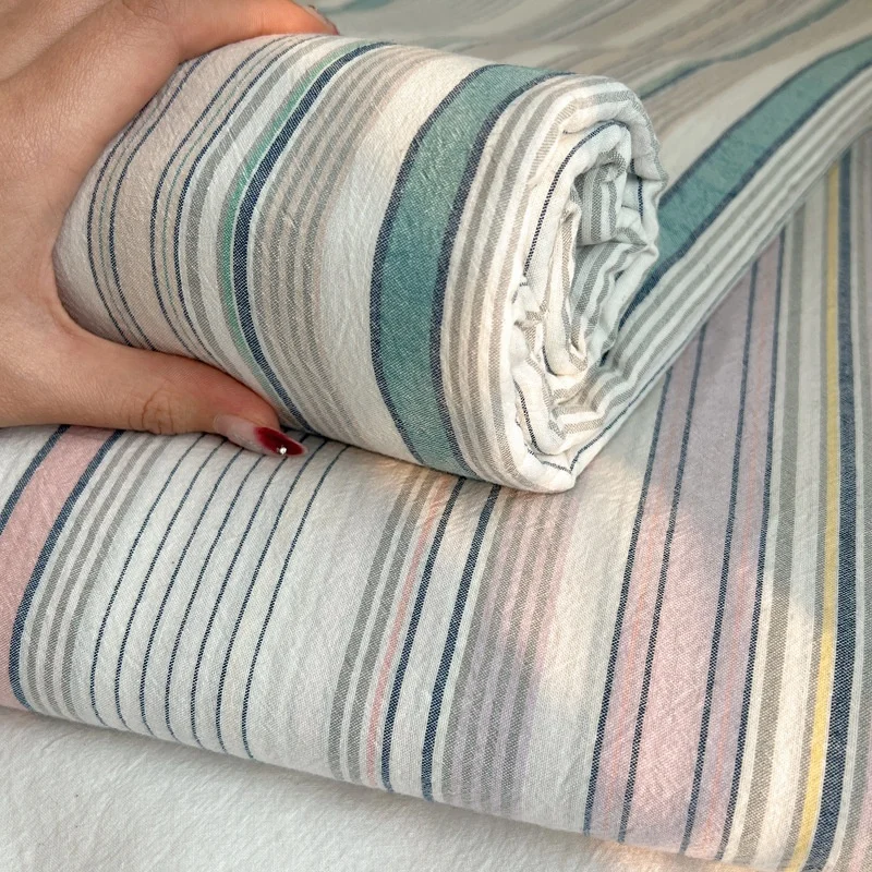 Cotton Bed Sheet Geometric Plaid Pattern-D Soft Breathable Washed Cotton Duvet Cover Bed Sheet Pillowcase