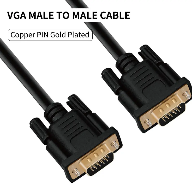 Vga Cable Male To Male Video Coaxial Computer Cable Monitor Vga To Vga Cable