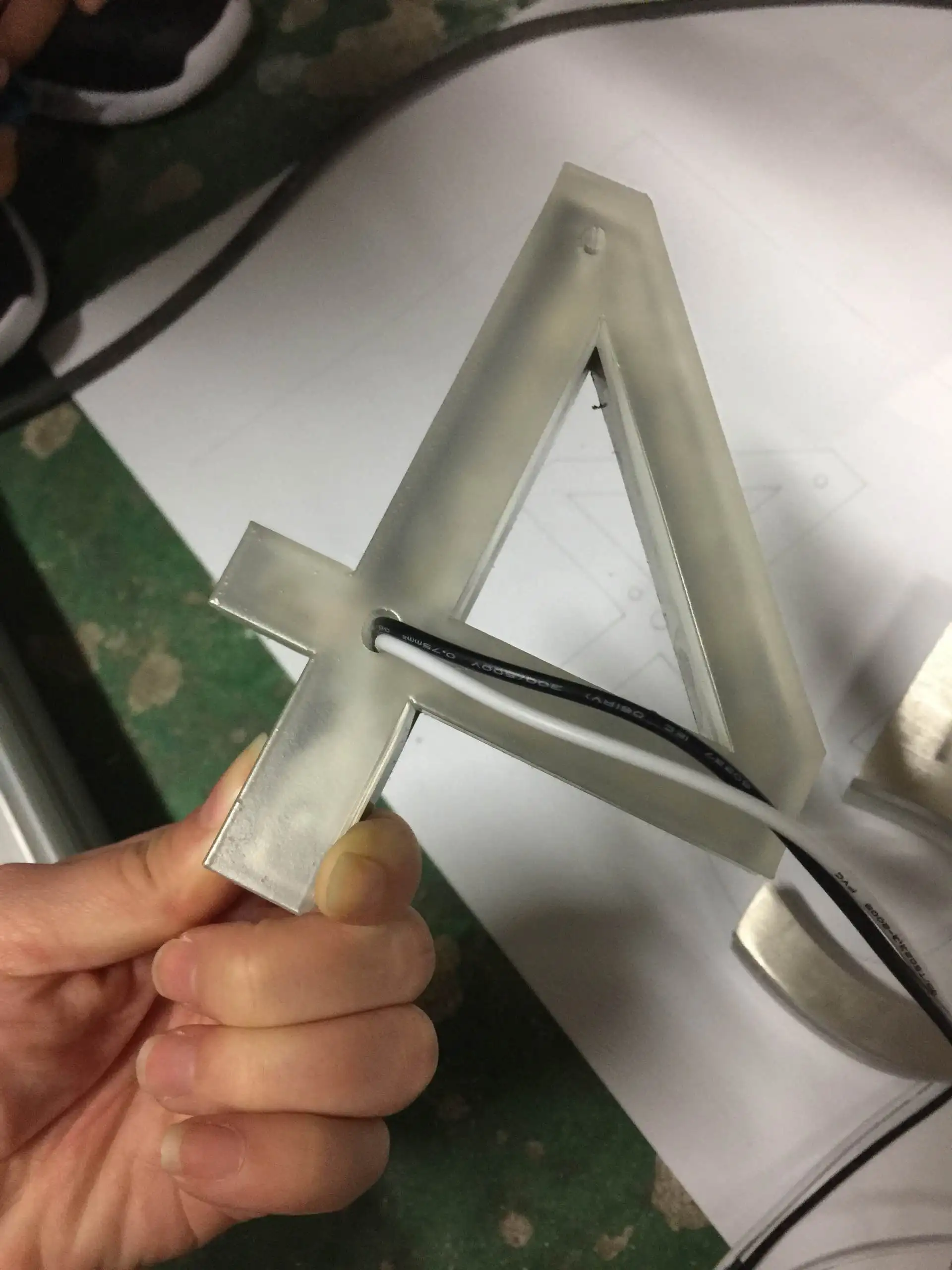 Outdoor indoor aluminium acrylic stainless steel backlit 3d sign letters back sign shop led signage backlit sign