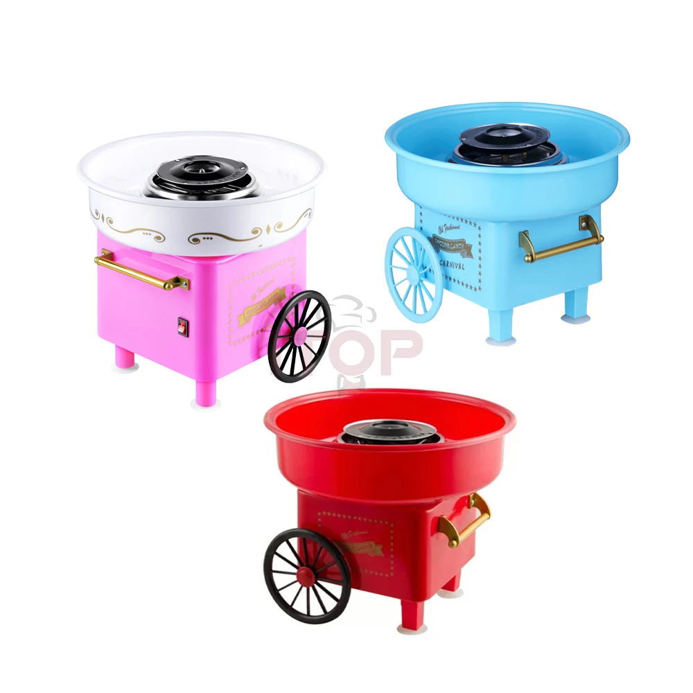 Snack Machine Popcorn Marshmallow Machine high quality mini plastic home cotton candy maker machine