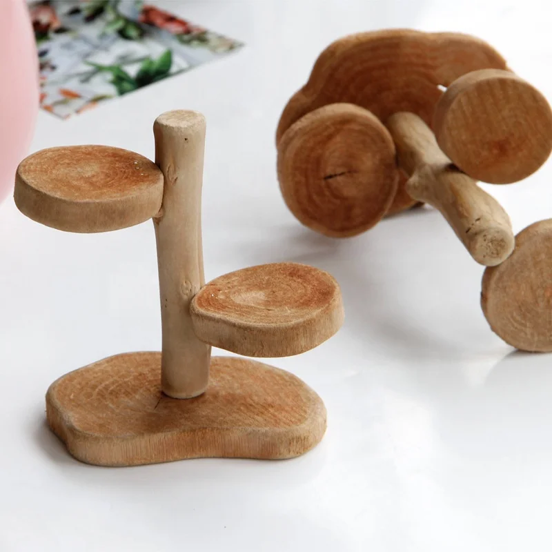 
New design vintage wooden candle stand holders for wedding home decoration 