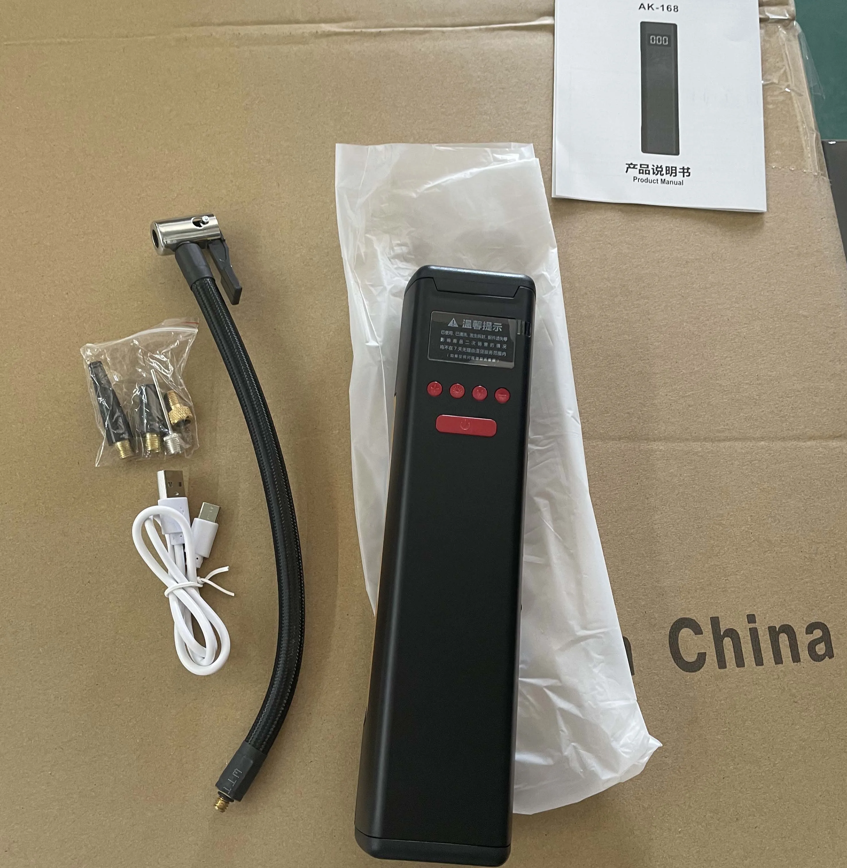 High Quality Pump Pressure Kit Motor Part Smart Tire Inflator Portable Air Compressor 150Psi