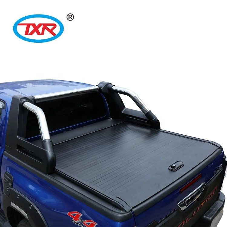 For TRUCK 2015- HILUX/VIGO/REVO/RANGER/TRITON/NAVARA/D-MAX/BT-50 ACCESSORIES ABS Tonneau Cover With Roll Bar