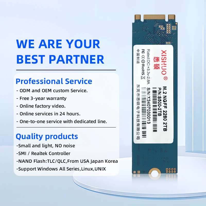 Xishuo Sam M.2 2280 NGFF внутренний SSD 512GB твердотельный накопитель с SATA 128GB 1 ТБ 2 жестким диском