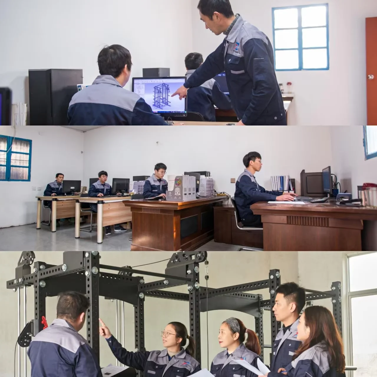 ZYFITNESS 2025 New design Commercial Power Half Rack Multi Gym Equipment Fitness Weight Half Squat Rack