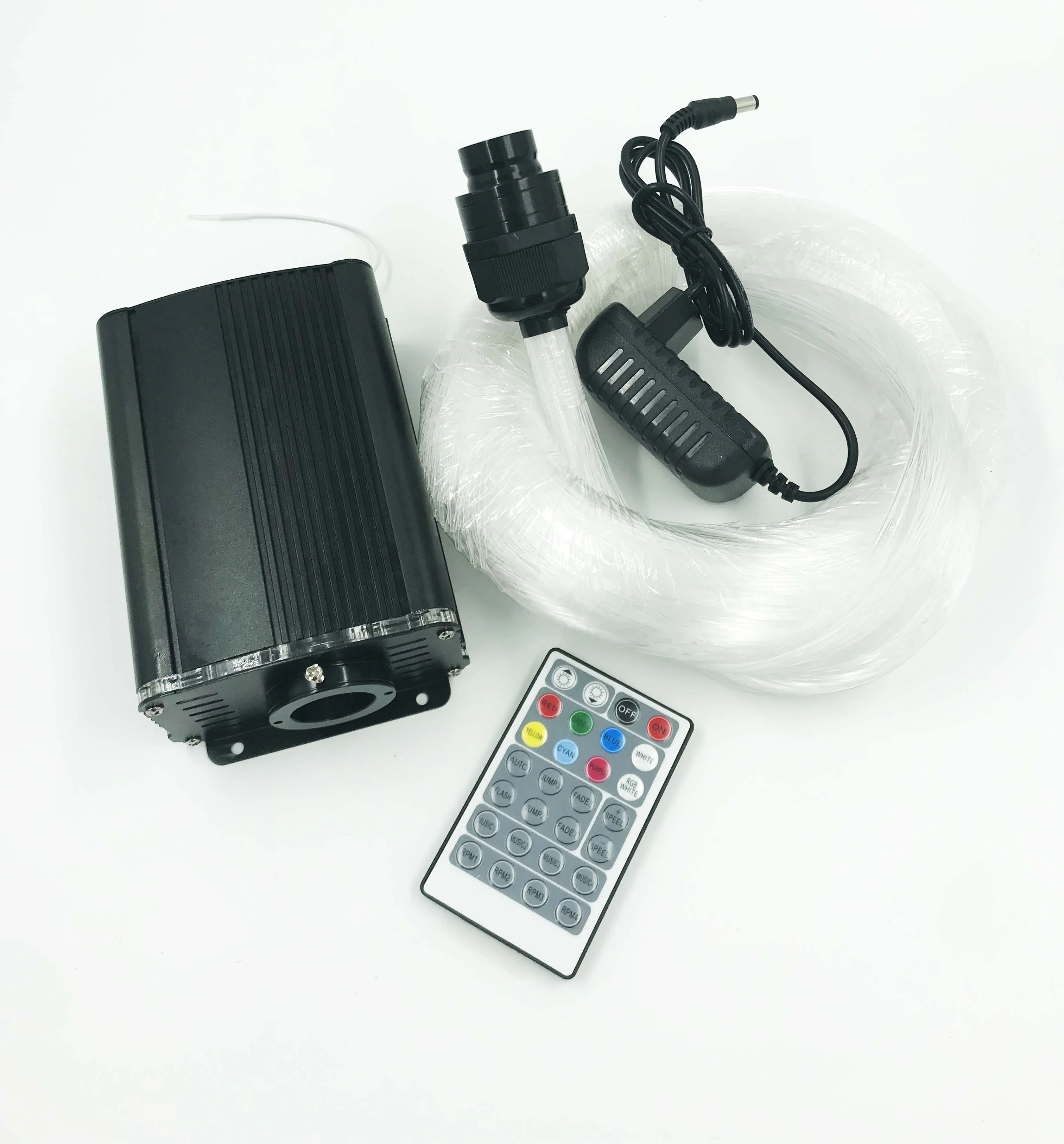 348pcs 4m/pcs 18W LED fiber optic light kit twinkle effect Indoor Led Starry Night Sky Ceiling Fiber Optic Star Lighting Kit