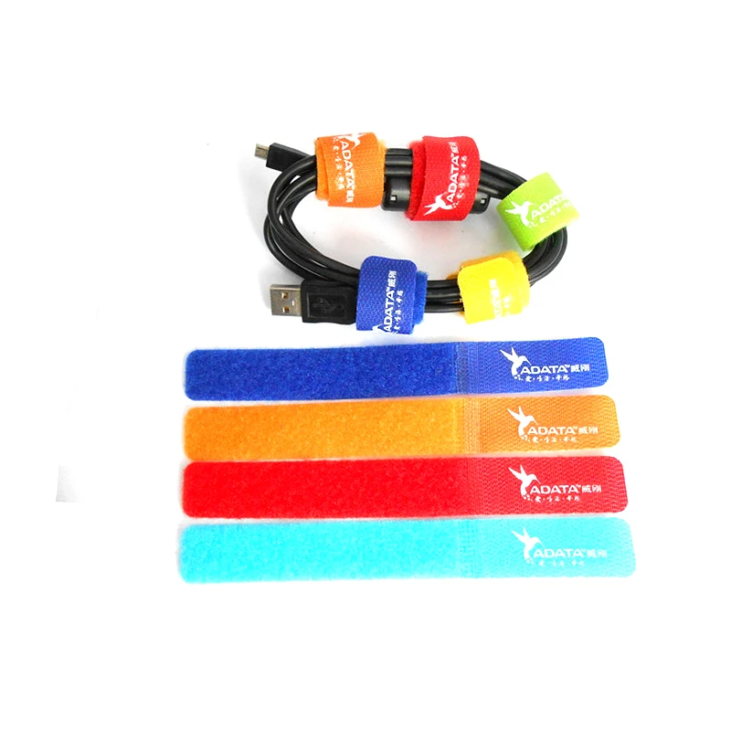 Custom Logo Luggage Strap Yoga Mats Fastener Strap100% Nylon Self-locking Bicycles Hook And Loop Strap With Buckle