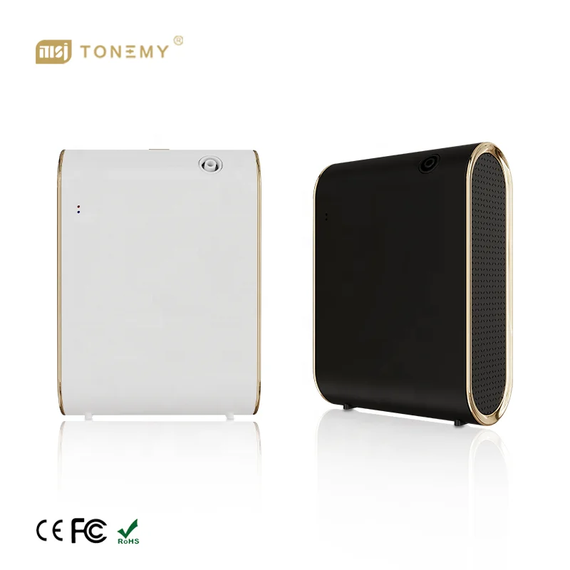 New Hot Sale Smart Automatic Spray Wireless Aroma Diffuser essential oil with golden frame scent machine