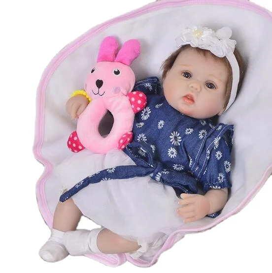 Cheap good christmas gifts full silicone bebe reborn doll silicon reborn doll realistic baby