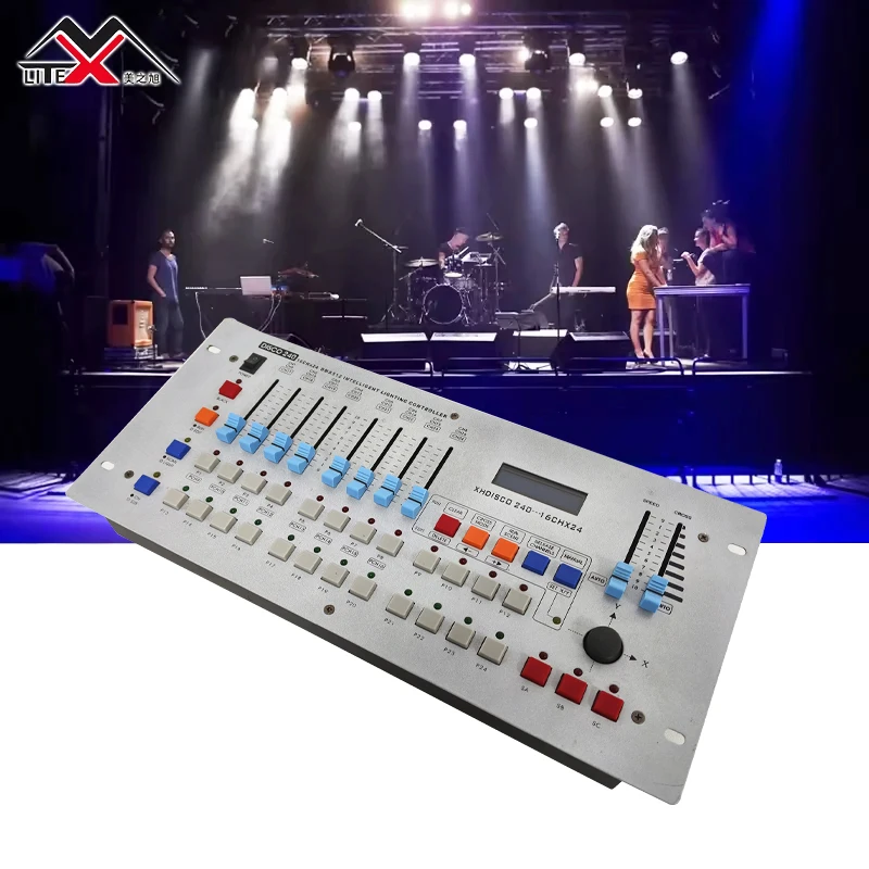 Мини Дискотека dj консоль dmx 512 декодер контроллер 240 для светодиодного движущегося света