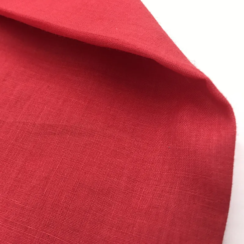 
China Wholesale Home Multi Color Ramie Cotton Breathable Fabric 