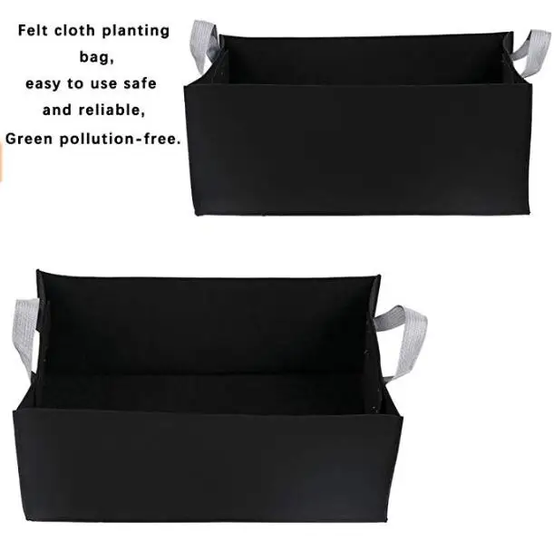 Оптовая продажа, высокое качество, цветы, овощи, садовый квадратный горшок, фетровая ткань, мешок для выращивания