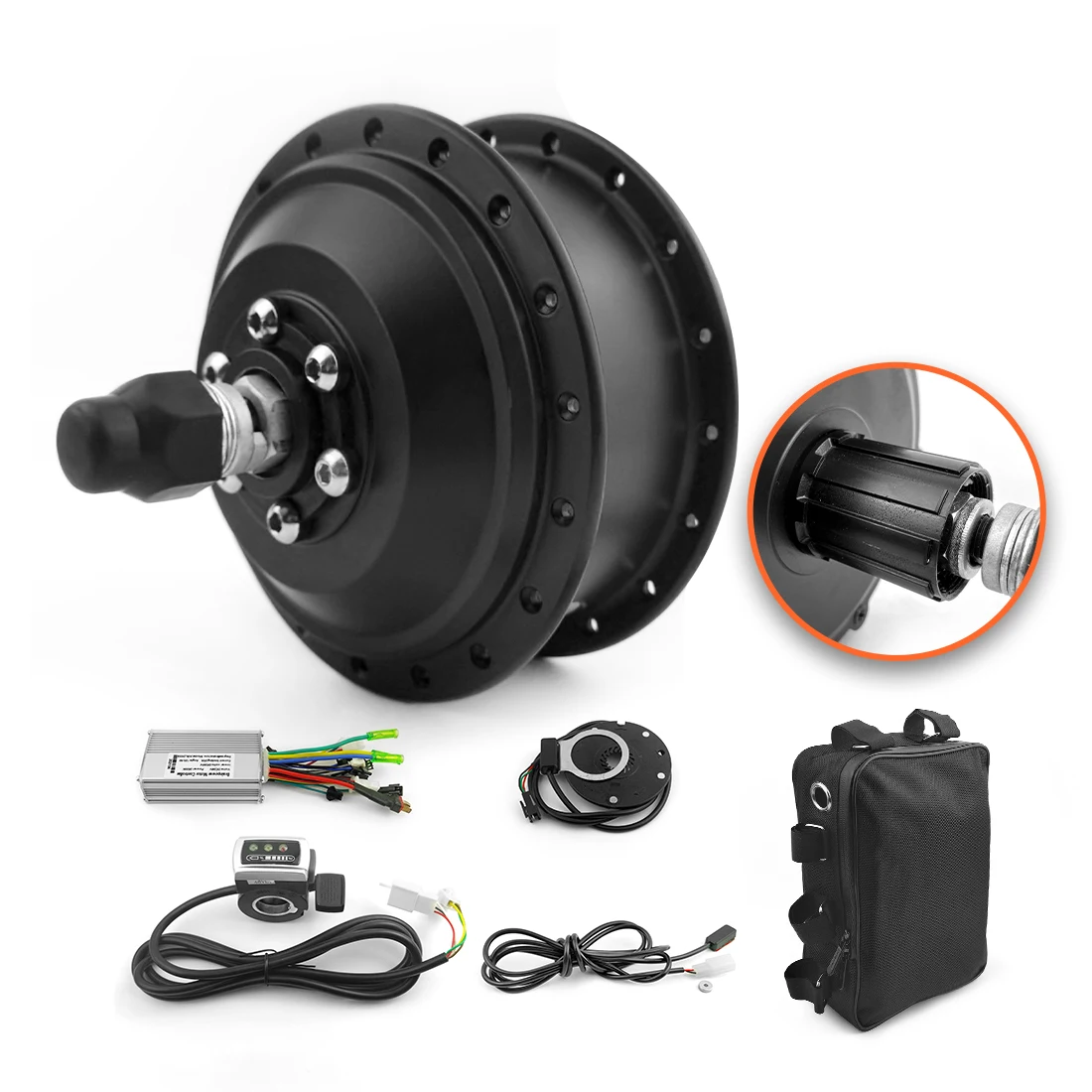 Waterproof  DIY Electric Bicycle Hub Motor 250w 36v rear ebike conversion kit