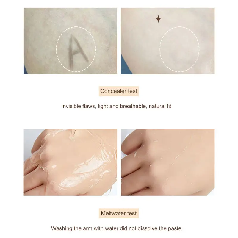 3 Color High Quality Long Lasting Full Coverage Waterproof Private Label Concealer Palette Cream Makeup Concealer Palette