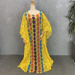 New Arrival African Cardigan Dresses For Women Dashiki Boubou Kaftan Maxi Robe Woman Abaya Dress With Inner