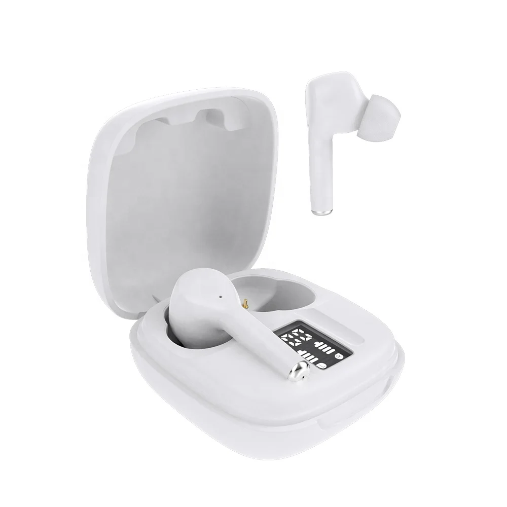 Новинка TWS Mini Pods наушники стерео спортивные звуковые LED дисплей с зарядным чехлом водонепроницаемые беспроводные