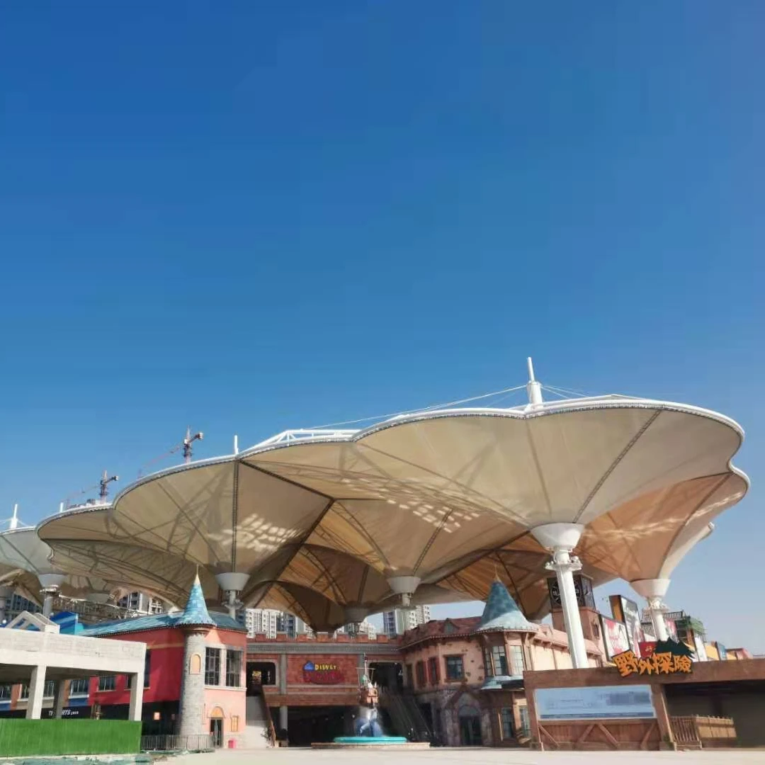 Недорогая мембрана крыши в форме зонта из ПТФЭ ПВДФ ETFE