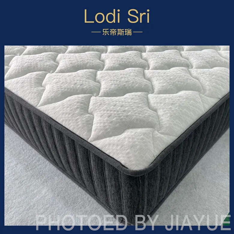 2022 hot selling compress luxury quality hotel zone bed  latex foam pocket coil spring unit mattress china