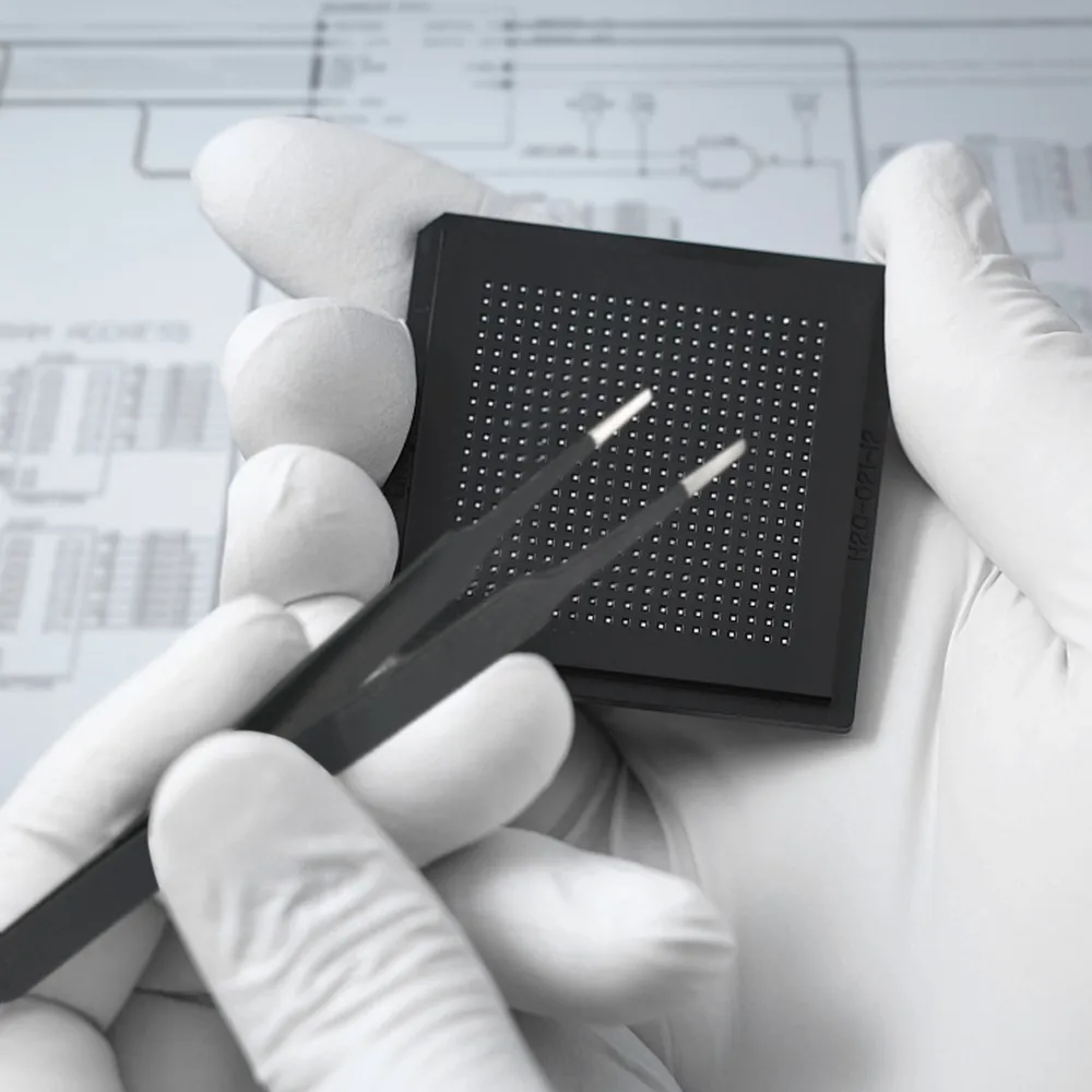 Stainless Steel Antistatic Anti Magnetic ESD-15 Tweezers