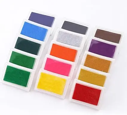 Pearl Multicolor Craft Ink Pads for Rubber Stamp, Scrapbooking