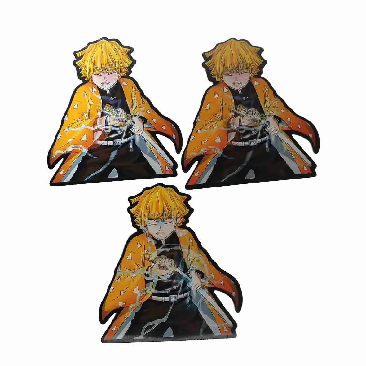 Hot sale Dragon Ball /  Demon Slayer/Attack on Titan 3D cute  Sticker for Car Window 3D Japanese Anime Figure Sticker
