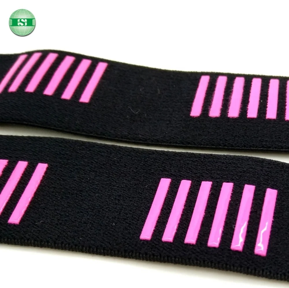 Non-slip Silicone Stripes Elastic Tape for Cycling Clothing or Other Garment