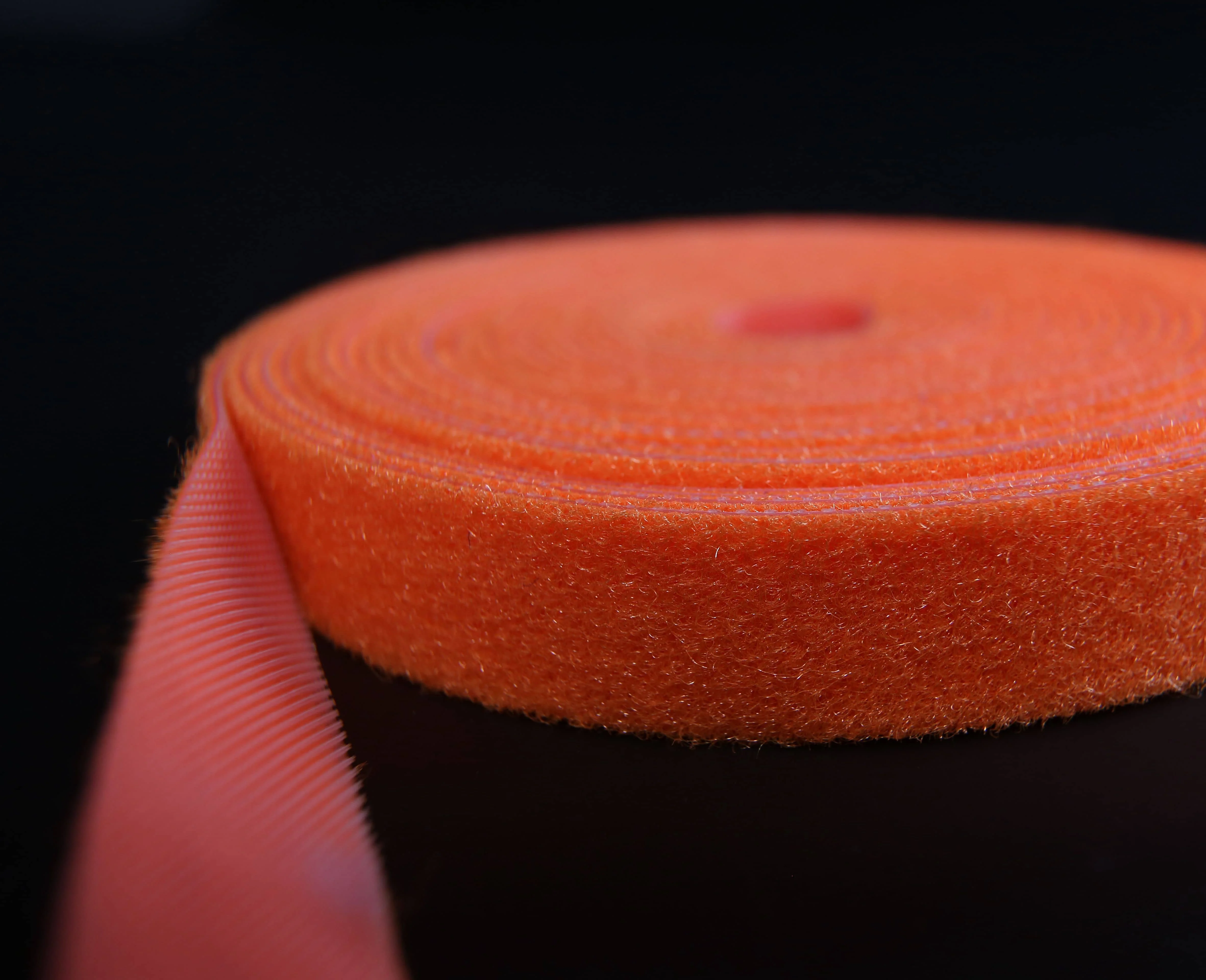 Wholesale polyester Hot Fashion Pallet Strapping Belt Custom width glitch Nylon Quiet Colorful Mix hook and loop back to back