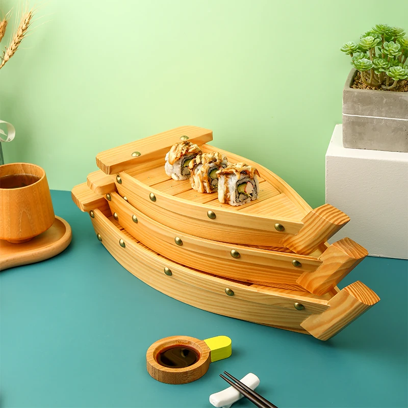 Wholesale Best Seller Japanese boat shape food service boat For Restaurant or Home Decoration party celebration