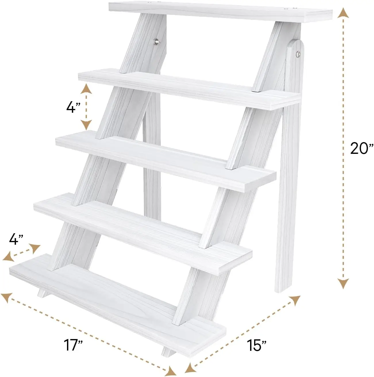 White Wooden Cube Dessert Display Riser Figures Jewelry Food Risers Buffet Table 5 tiered wooden tray stand racks for buffet