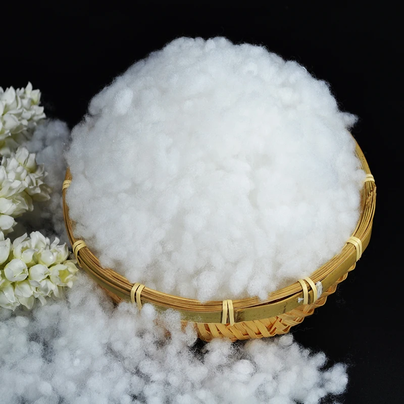 7D32 Hollow Conjugated Siliconized (HCS) Recycled Polyester Staple Fibre