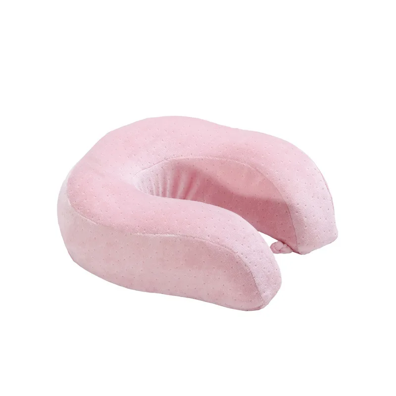 Slow-Rebound Cheap U-Shaped Neck Pillow Portable Air Travel Car Neck Pillow