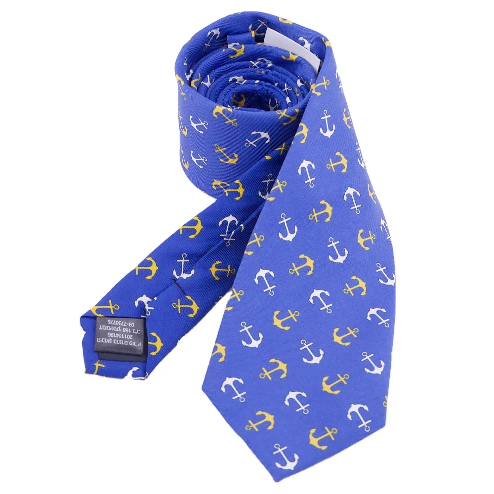 Manxiang Handmade Italian 100% Pure Cravat Organic Silk Digital Printing Custom Corbata Necktie Red