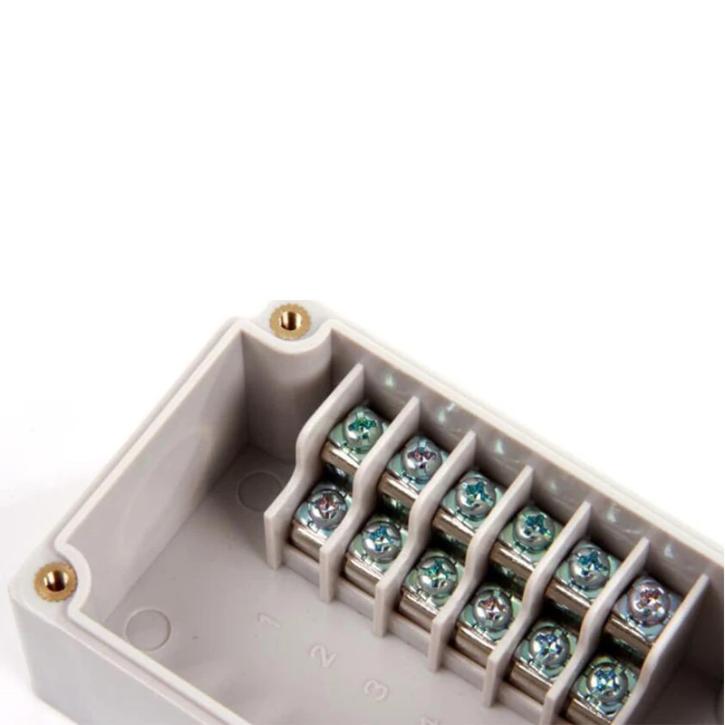 Saip Saipwell DS-PG-6P  75*80*43 mm IP66 Waterproof Electric Terminal Junction Enclosure With Connection Copper Bar