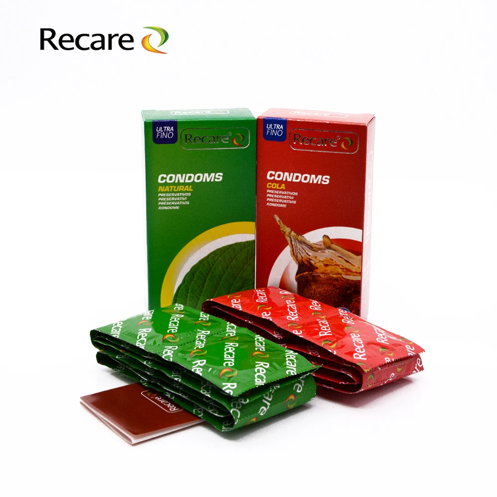 Natural Rubber Latex cheaper manufacture flavoured recare condom for man