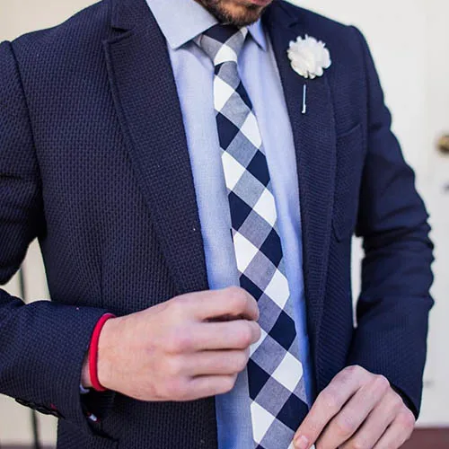 Novelty Floral Cotton Tiebowtie Handkerchief Flower Lapel Pin Gift Set for Men Premium Quality Necktie