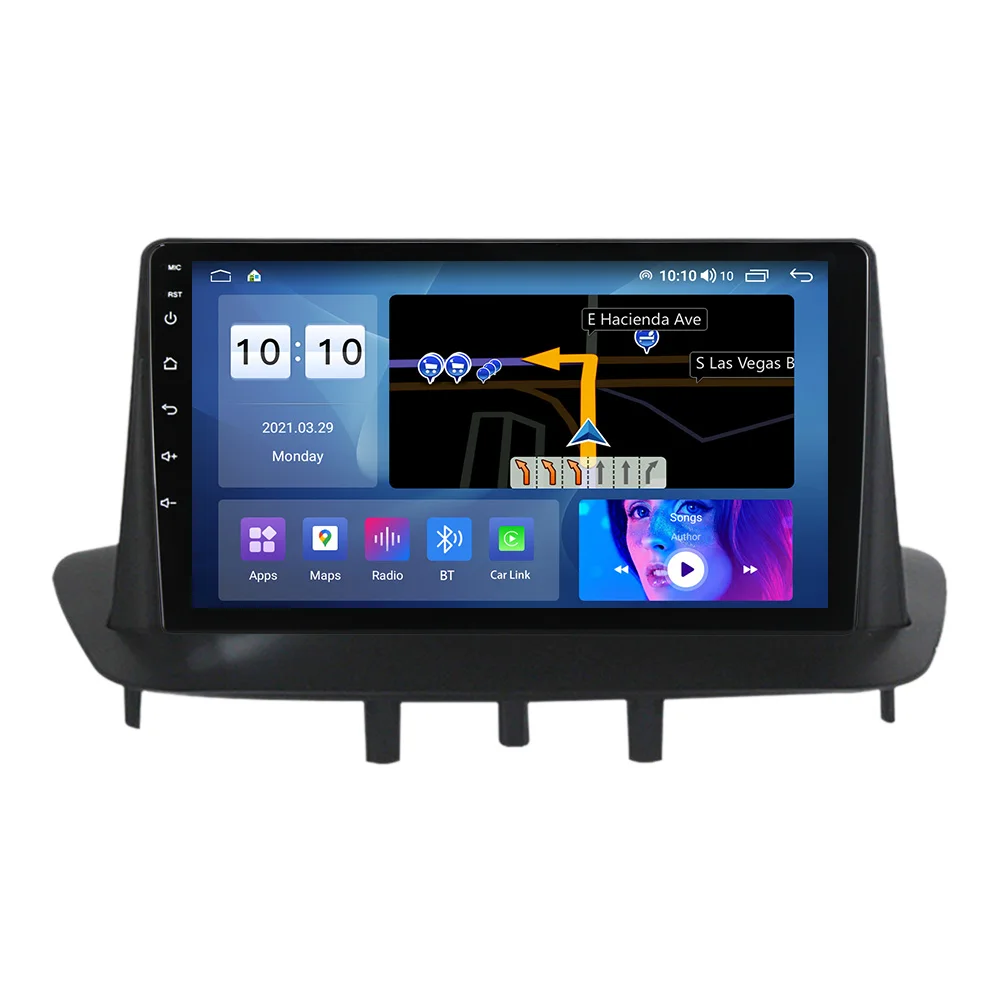  MEKEDE Android 11 8core IPS DSP автомобильный радиоприемник DVD для Renault Megane 3 2008-2014 4 + 64/6 128G GPS Видео Мультимедиа Carplay