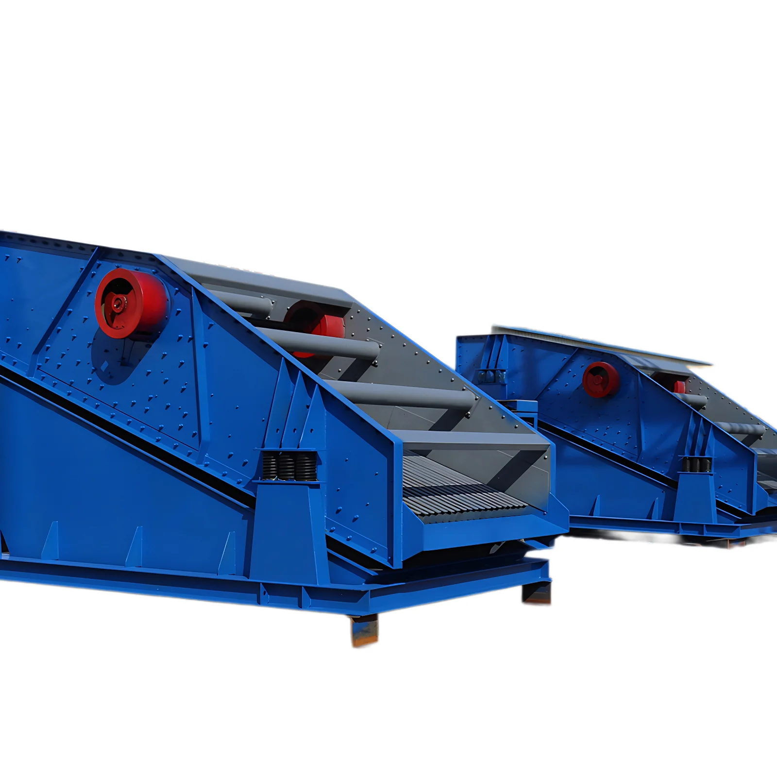 Durable Shaftless Drum Screen Cylindrical Vibrating Screen Precise Screening Linear Vibrating Screen Quarry Screening Equipment