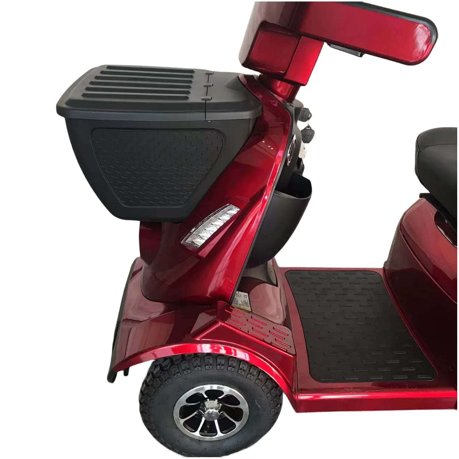 New Model Old People Mobility Scooters Electric 4 Wheel Electric Scooter Heavy Duty With Two shopping bags