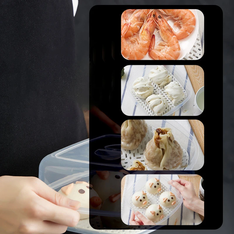 Пластиковые домашние кухонные инструменты безопасная Пароварка для микроволновой