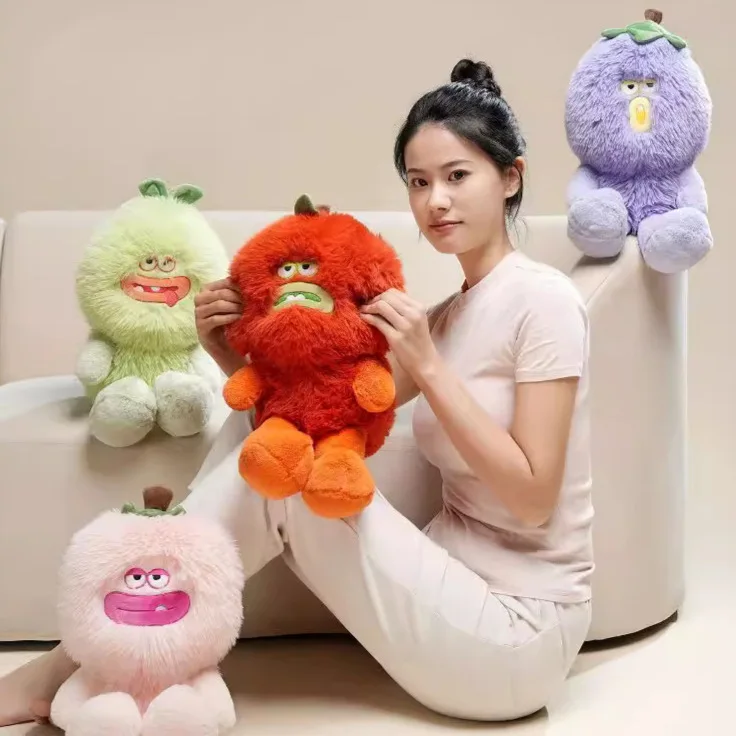 Cartoon Monster Funny Plush Toy Doll Long Hair Cotton Material Birthday Gift Wholesale