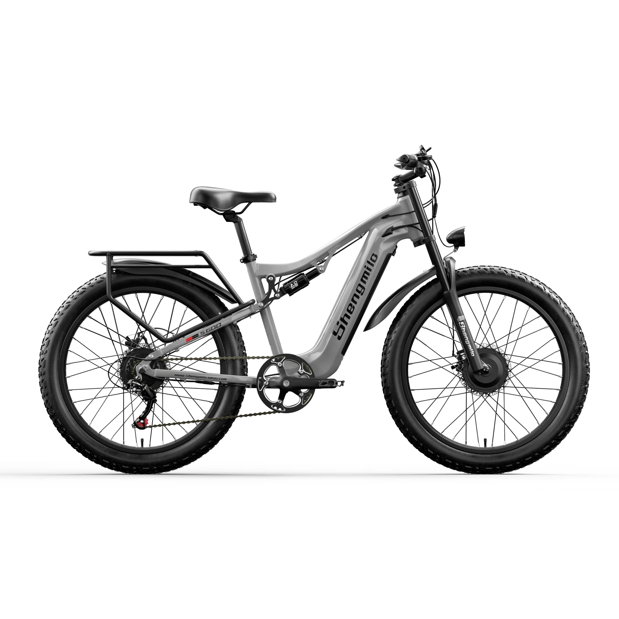 SHENGMILO S600 EU UK 26INCH 48V 2000W E-bike 17.5ah long range off road emtb fat tire Electric dirt snow bicycle For Adult