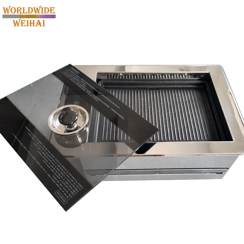 korean infrared electric bbq grill roaster/2000w grill electric non-stick korean bbq grills/2023 electric bbq grill