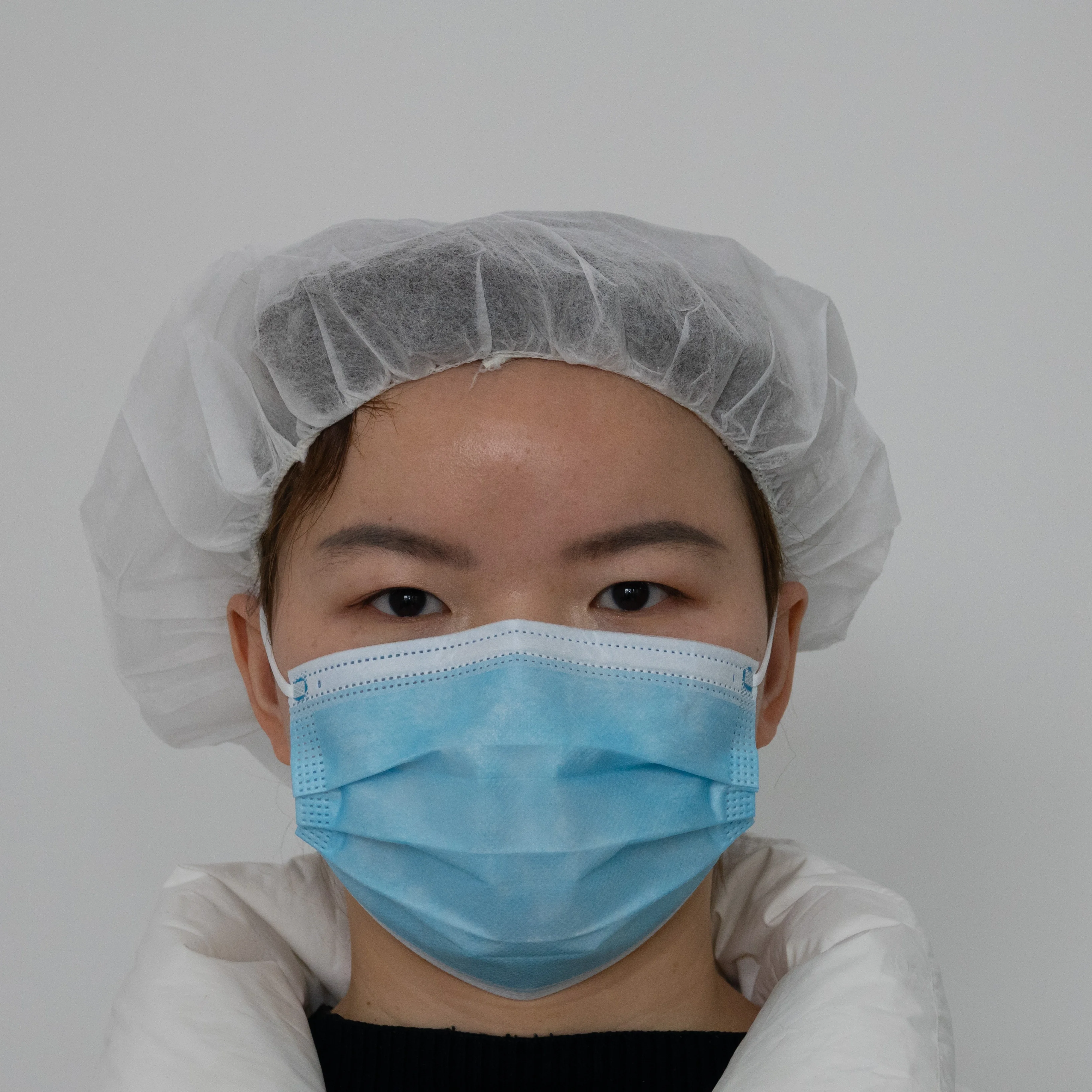 50Pcs/Box Breathable Nose Mouth Cover 3 Filter Layer Earloop Disposable Face Mask Nonwoven Face Mask Blue Color